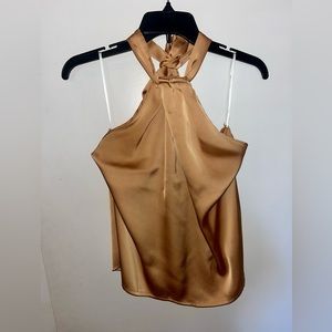 Satin halter top
